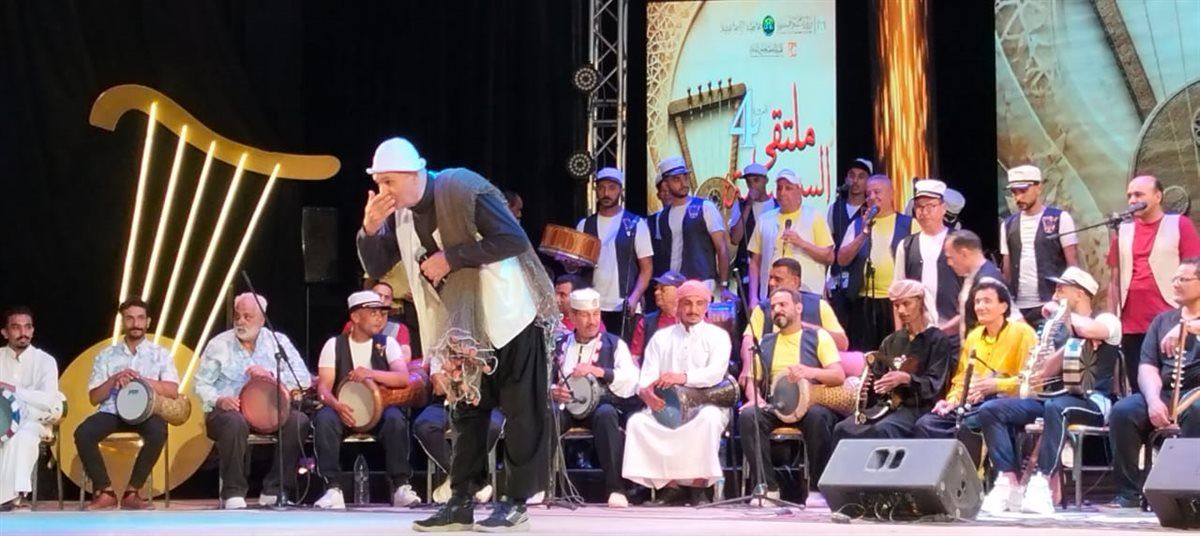 جانب من فاعليات حفل افتتاح الملتقى، فيتو