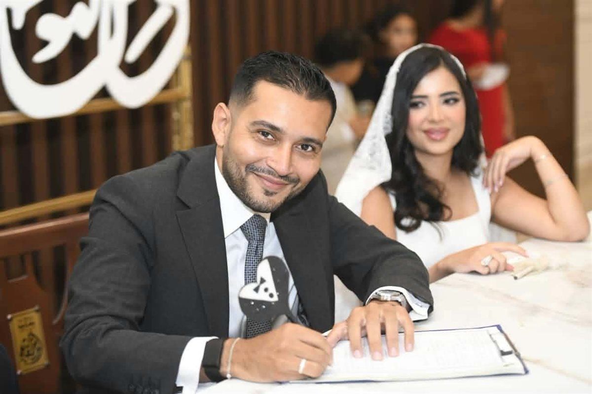 عقد قران نجل الفنانة صابرين، فيتو