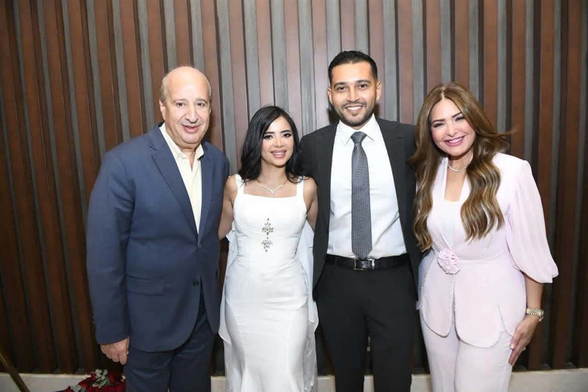 الفنانة صابرين تحتفل بعقد قران ابنها، فيتو
