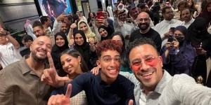 أحمد داود يحتفل بالعرض الخاص لفيلم إذما في السعودية