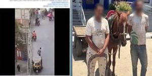 فيديو سير الكارو عكس الاتجاه يكشف تفاصيل الاعتداء على عامل نظافة بالقاهرة