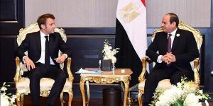 السيسي وماكرون يؤكدان ضرورة تسوية النزاعات سلميا حفاظًا على السلم والاستقرار الإقليمي