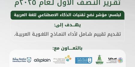 "مجمع الملك سلمان العالمي" يطلق تقرير النصف الأول لمؤشر نضج الذكاء الاصطناعي للغة العربية