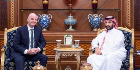 ولي العهد يلتقي
رئيس الاتحاد الدولي لكرة القدم