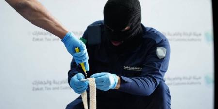 جمرك الحديثة يُحبط محاولة تهريب أكثر من 154 ألف حبة من مادة الإمفيتامين (الكبتاجون)