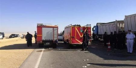 3 وفيات و4 مصابين في 5 حوادث متفرقة بالمنيا