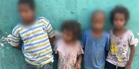 إيداع 4 أطفال بدون مأوى في دور رعاية بحلوان بعد تداول استغاثة