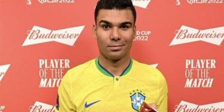 كاسيميرو يحصد جائزة رجل مباراة البرازيل ضد اليابان في كأس العالم