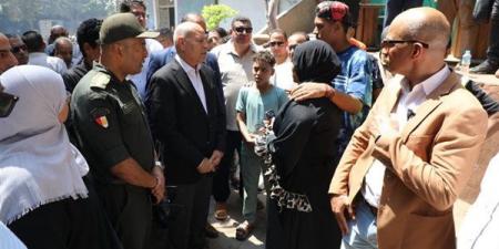 محافظ القاهرة ينعى شهداء الحماية المدنية بحريق منشأة ناصر