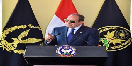 من مقر القيادة الاستراتيجية، السيسي يوجه الشكر لحكومة مدبولي والقوات المسلحة