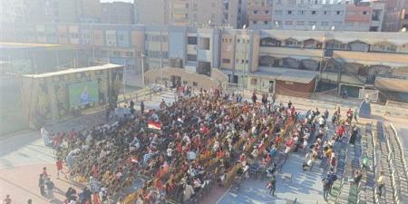 جماهير القليوبية تتابع مواجهة المنتخب أمام الأرجنتين وتحتفل بتصدي ركلة جزاء ميسي (فيديو)