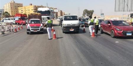 حصاد المرور خلال 24 ساعة، 110 آلاف مخالفة و41 حالة تعاطي مخدرات أثناء القيادة