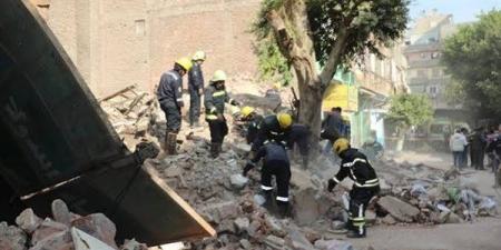 مالك عقار روض الفرج المنهار جزئيا: معنديش غيره ومكنتش أقدر أسيبه وأجر بره
