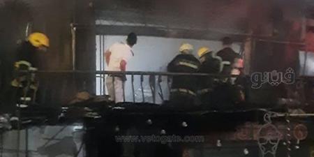 أول صور لحريق كافيهات ومطاعم أسفل عقار بدار السلام و4 سيارات إطفاء تمنع الكارثة (صور)
