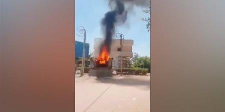 اندلاع حريق في محول كهرباء بعزبة «مصباح» بالغربية