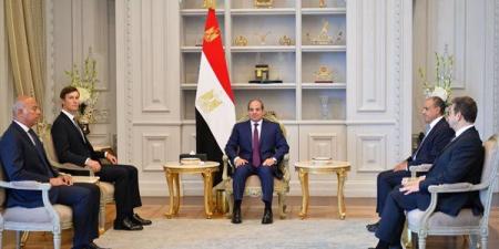 أزمات الشرق الأوسط تتصدر مباحثات الرئيس السيسي وجاريد كوشنر
