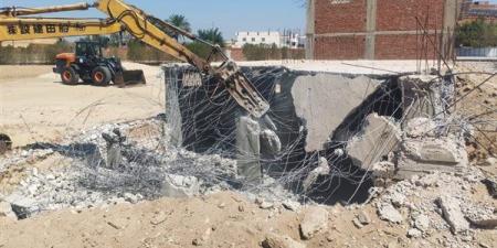 إزالة 36 حالة تعدٍّ على 86 فدانًا بالإسماعيلية ضمن المرحلة الأولى من الموجة الـ 30 (صور)
