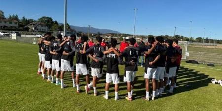 موعد مباراة منتخب الناشئين أمام إنجلترا في دورة الصداقة بسويسرا والقناة الناقلة