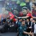 استقبال تاريخي لبعثة المنتخب بمطار العلمين.. قوس المياه يرحب بطائرة الفراعنة.. هتافات وأعلام وفرحة جماهيرية.. السيسي يكرم الأبطال غدًا.. محمد صلاح: هذه ضربة البداية.. وحسام حسن: نسير على الطريق الصحيح