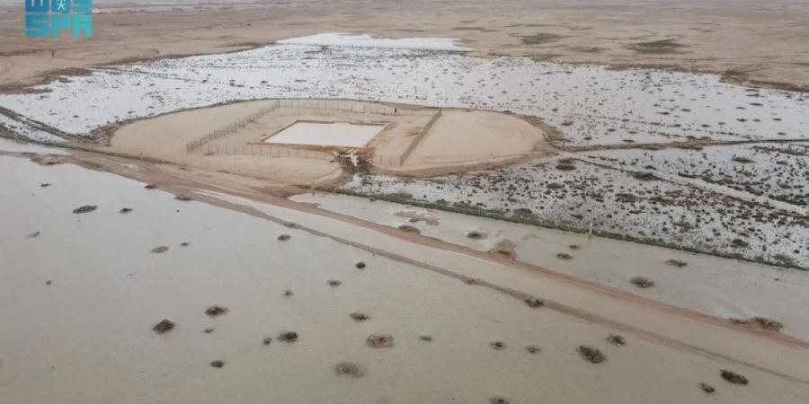 امتلاء «بركة الجميما» يحيي إرث درب زبيدة 
في مشهد مائي استثنائي
