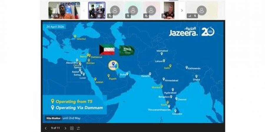 طيران الجزيرة تربط الكويت بـ10 وجهات مباشرة من مبنى T5 في مطار الكويت الدولي