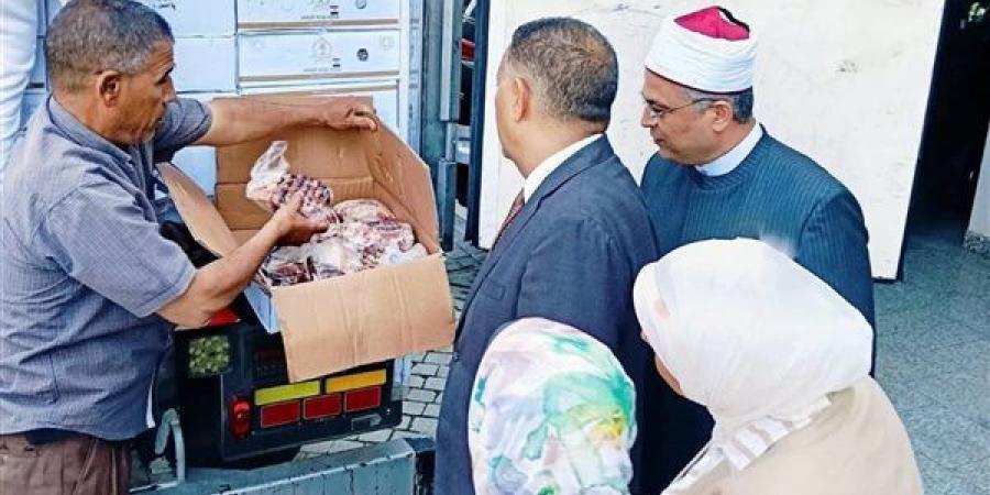 القليوبية تتسلم 4 أطنان من لحوم صكوك الأضاحي