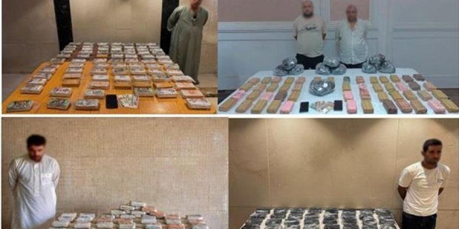 مصرع عنصرين شديدي الخطورة وضبط مخدرات بـ 140 مليون جنيه في أسوان
