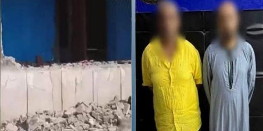 ضبط شخصين هدما جدران شقتهما لتحويلها لمحلات تجارية بدون ترخيص في مدينة نصر