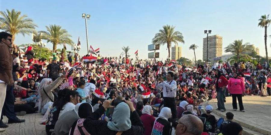 فرحة جماهير مصر في مركز شباب الجزيرة بعد الهدف الأول بشباك الأرجنتين (فيديو)
