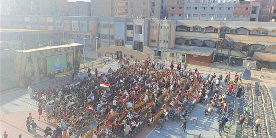 جماهير القليوبية تتابع مواجهة المنتخب أمام الأرجنتين وتحتفل بتصدي ركلة جزاء ميسي (فيديو)