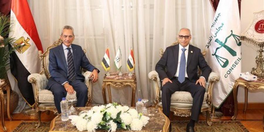 رئيس مجلس الدولة يستقبل وزير الشئون النيابية لتقديم التهنئة