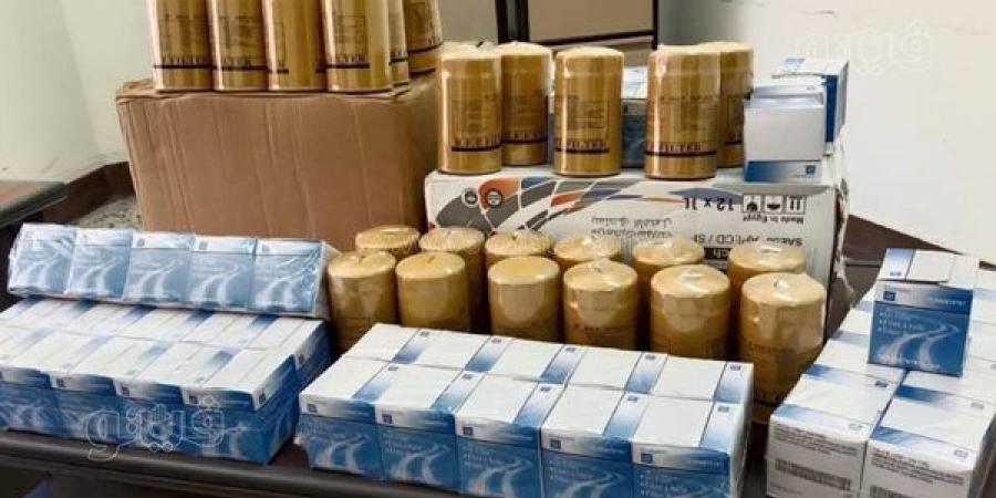 تموين بورسعيد: ضبط قطع غيار سيارات مجهولة المصدر في محل بمنطقة حرفيين الزهور (صور)