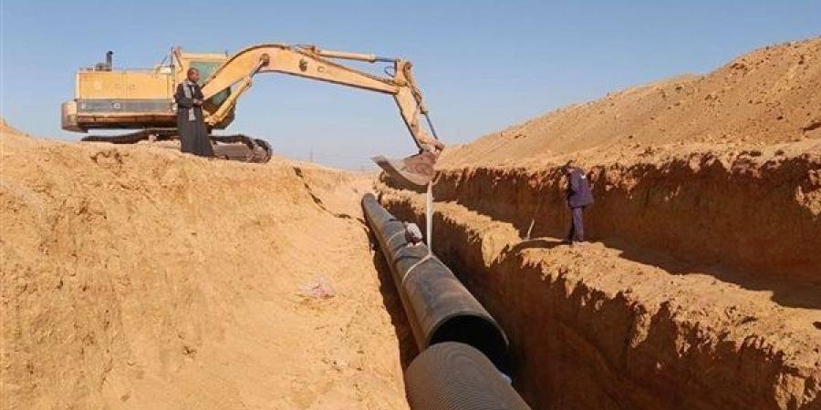 معدلات تنفيذ مشروعات البنية التحتية والمرافق بالمنطقة الصناعية في أكتوبر الجديدة