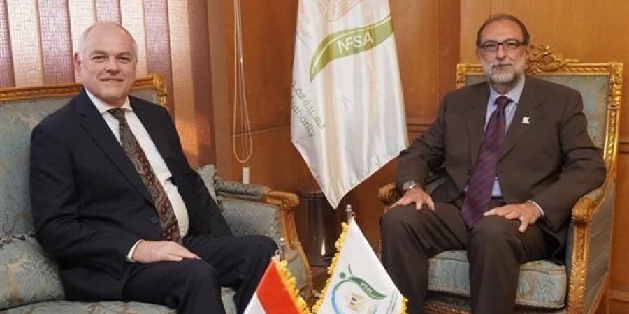 رئيس هيئة سلامة الغذاء يستقبل سفير أستراليا بالقاهرة بمناسبة انتهاء فترة عمله