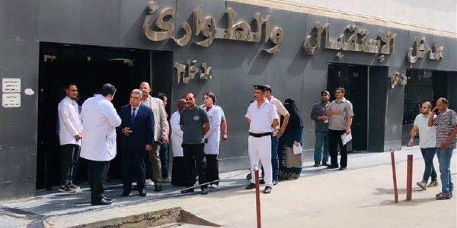 محافظ الدقهلية في جولة مفاجئة بمستشفى المنصورة التخصصي (صور)