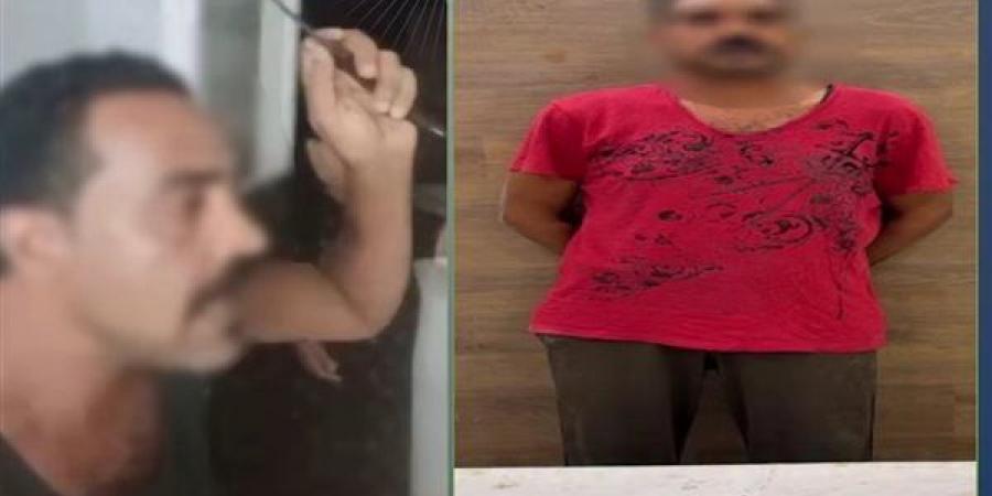 بسبب خلافات أسرية، عاطل يهدد والدته بسلاح أبيض في حدائق القبة والأمن يضبطه