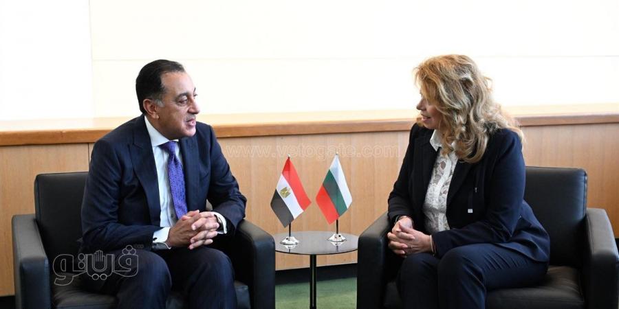 مدبولي ورئيسة بلغاريا يبحثان في نيويورك التعاون في الطاقة والطيران والاستثمار