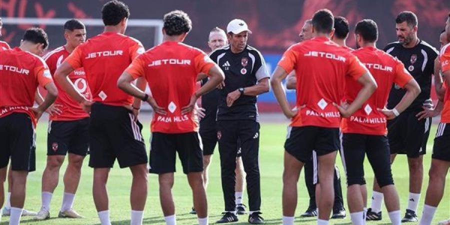 10 صور ترصد مران الأهلي اليوم استعدادا لمواجهة الزمالك بالدوري