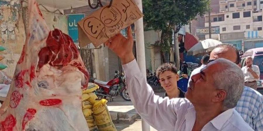 حملة تموينية مكبرة على محال الجزارة والأسواق في المنيا